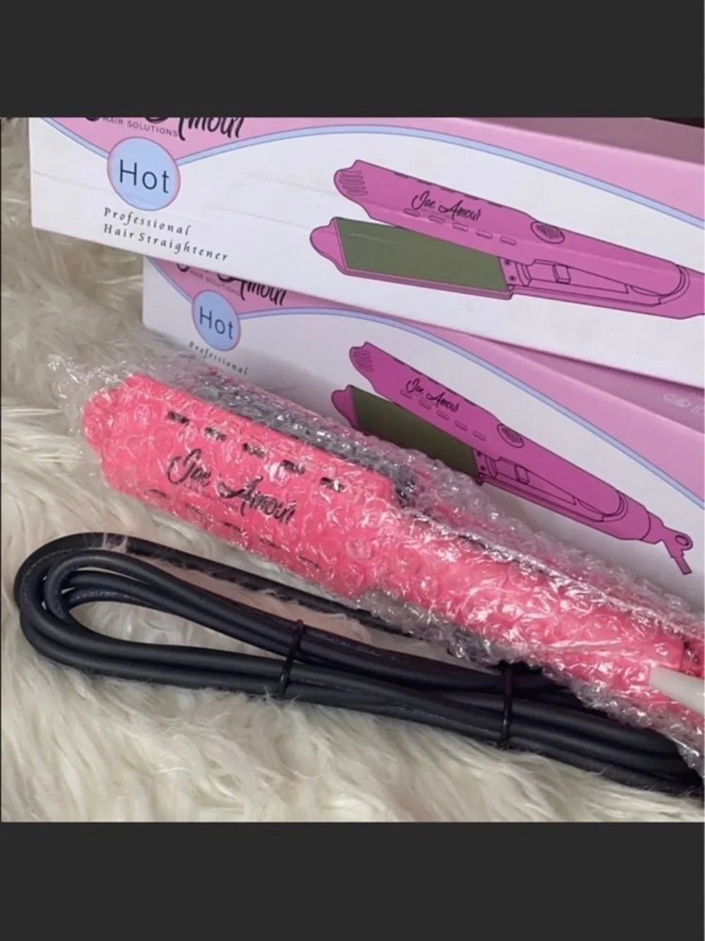 Pink Hair Straightener - Professional Mini Flat Iron